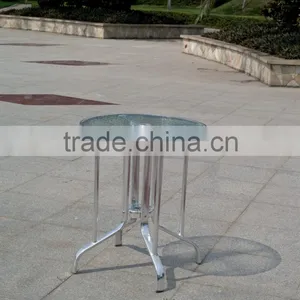 Aluminum With Glass Dining Table for Sales YT40B thumbnail-1