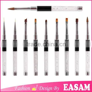 Kolinsky Hair Nail Brush Set,high Quality Nail Art Brush Set With Gel Brush,acrylic Brush and Nail Art Liner Brush Quality Choice thumbnail-1
