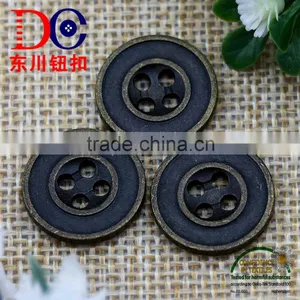 Logo Customized 4 Hole Metal Button for Coat thumbnail-3