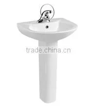 GC-6004 Hot Sale Pedestal Basin,ceramic Sink With Pedestal,hotel Basin,bathroom Hand Basin thumbnail-1