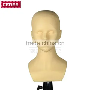 Factory Custom Cosmetology Bald Mannequin Head thumbnail-1