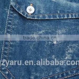 Men's Fashion Casual Washing Jeans Shirts thumbnail-5
