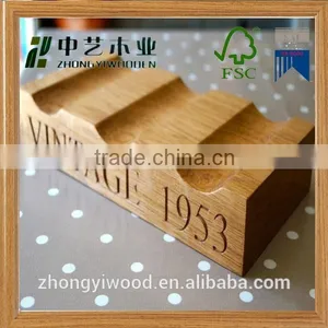 Trade Assurance Chic Wood Wine Rack Natural Wood Rack thumbnail-3