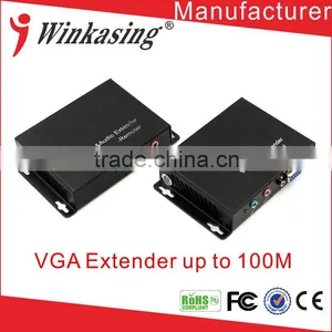 Manufacture Direct Price Good Quality OEM 100m VGA Extender With Audio Over CAT 5E/6 Ethernet thumbnail-1