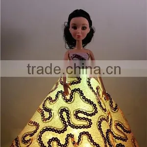 Professional Belly Dance Wear/ Club Dance Dress / Sparkling Skirt thumbnail-2