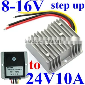 dc Voltage Regulator 8-16V 9V 12V 13.8V 11V Step up to 24V 10A 240W Boost Power Converter Power Supply Module Waterproof for Led thumbnail-1