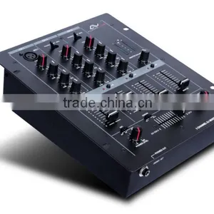 Factory Supply New SDJX-3 Popular Hot Sale 3 Channel Mp3 Audio dj Mixer thumbnail-1