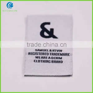 Customized Woven Clothing Labels Size Labels Iron On Backing For Garment Labels thumbnail-4