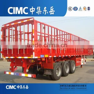 Tri Axle Side Wall High Bed Trailer With Semi Trailer Door thumbnail-5