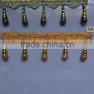 [YZLACE] Tassels Lace Curtains Wholesale 10096 thumbnail-3