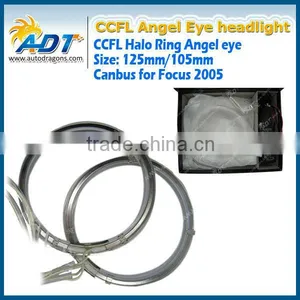 Bright CCFL Angel Eyes Halo Rings For Ford Car Headlight 4 Rings + 2 Inverters Ccfl Angel Eyes thumbnail-1