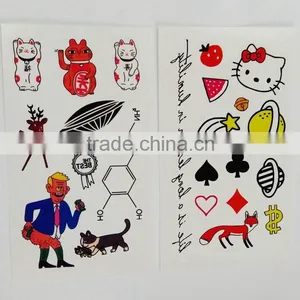 Custom Small Cute Cartoon Temporary Tattoo Holiday Waterproof Tattoo Sticker thumbnail-5