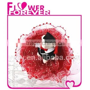 Bouquet of Graduation Teddy Bear thumbnail-1