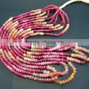 Natural Umba Sapphire Rondelles Beads thumbnail-2