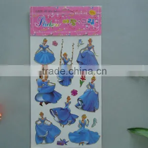 Promotional Cartoon Laser Sticker With Golden Outline thumbnail-1