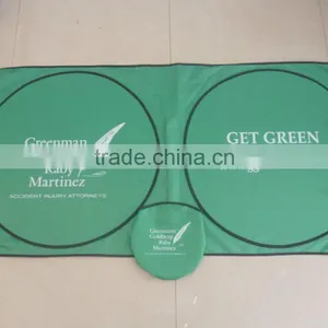 Customized Printing Logo on Car Front Sunshade/nylon/tyvek Front Sunshade thumbnail-3