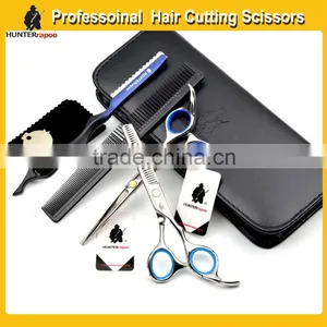 HUNTERrapoo 6" Beauty Hair Salon Scissors Set,Razor Edge Cutting Scissors & Thinning Shears thumbnail-1