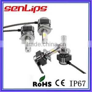 12-24V 360 Degrees H4 COB CHIP Led 4P Headlight for All Vehicles thumbnail-4
