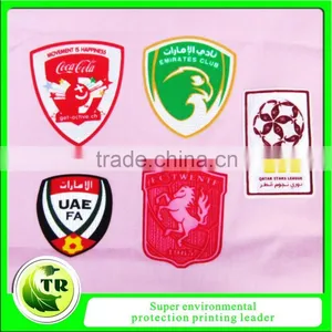 Durable Washing Flock Silicon Heat Transfer Logos for Sportswear thumbnail-2