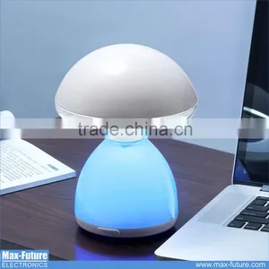Recharfeable Bedside Portable Mini LED Table Mushroom Lamp With Touch Dimmer thumbnail-1