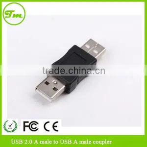 NEW USB 2.0 A MALE TO A MALE M-M Coupler ADAPTER CONNECTOR thumbnail-1