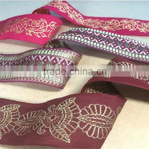 2016 Factory Wholesale Jacquard Ethnic Ribbon Trim thumbnail-2