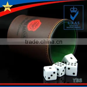 Wholesale Leather Dice Cup and Dice Tray in China thumbnail-3