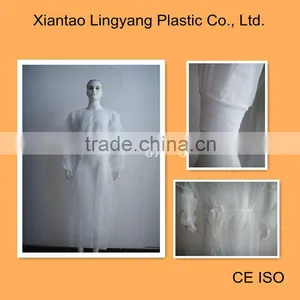PP Isolation Gown Rubber Cuff thumbnail-1