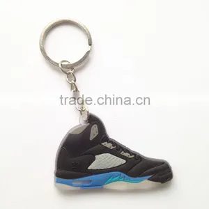 PVC Sports Running Shoe Shaped Keychain Basketball Custom Key Chain thumbnail-1