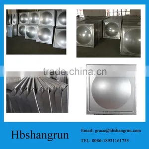 High Quality Fiberglass SMC Water Storage Tank With Internal Stainless Steel Bracing thumbnail-1