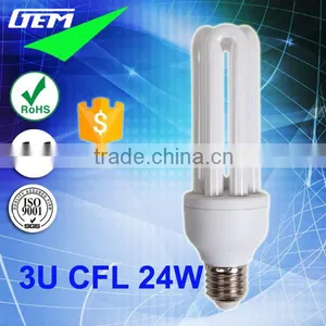 Made In China E27 B22 5-24W 3U Energy Saving Lamp With CE ROHS Certifications thumbnail-2