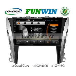 Wholesale Newest Quad Core Cortex A9 Pure Andriod 4.4 Car Radio for Toyota Camry 2012-2015 HD 1024*600 thumbnail-1