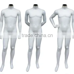 Fashion New Doll Male Model Fabric Mannequin for Display Plus Size Stand Fiberglass Headless Unbreakable Mannequin HZ-819 thumbnail-1