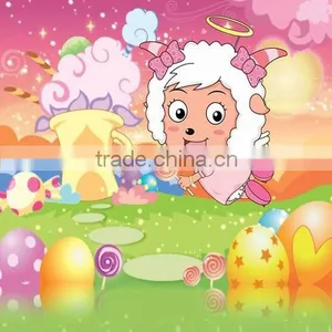 2015 Vinly Cartoon Wallcovering for Kids/decorative Mural Wallpaper for Kids Room thumbnail-1