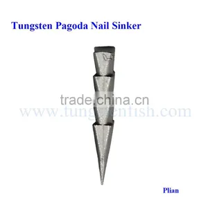 Hot Sale Tungsten Weights Cheaper Sharp Tungsten Pagoda Nail Sinker thumbnail-4