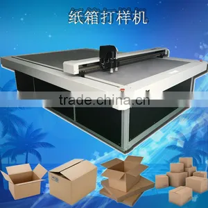 CNC Corrugated Board Box Sample Cutting Machine thumbnail-2
