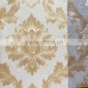Classical Design Vinyl Flooring Deep Embossed Flower Making Wallpaper for House thumbnail-5