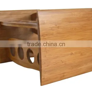 DT016 Paniting Bamboo/Wooden Rotating Kitchen Spice Rack/ Holder for Pepper thumbnail-4