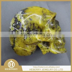 Natural Quartz Crystal Skull Fengshui Crystal Products Good for Home Decoration thumbnail-1