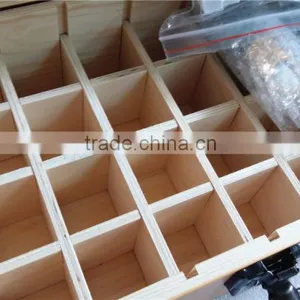 Custom Logo 12 Compartment Wooden Essential Oil Case Bottle Box thumbnail-2