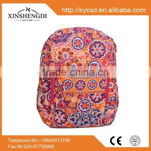 Best Seller Cotton Beautiful Quilted Hipster Side by Sublimation Backpack thumbnail-4