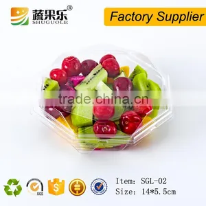 Custom Design Disposable Plastic Salad Box With Lid thumbnail-1