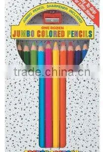 JUMBO COLORED PENCIL (FULL LENGTH, 12 COLORS) thumbnail-1