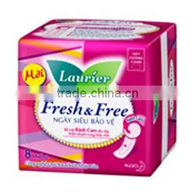 Sanitary Napkin - Fresh & Free Day Super Protection Wingless 8M thumbnail-1