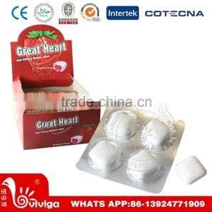 3.6g Sweet Cube Fruit Great Heart Center Fill Bubble Gum thumbnail-1