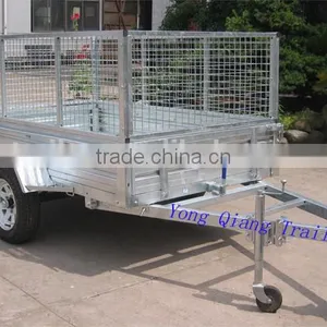 High Quanlity 7x5ft Galvanised Caged Box Trailer thumbnail-1