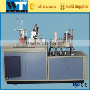 High Speed Double Wall Ripple Coffee Paper Cup Forming Machine/Paper Glass Making Machine thumbnail-2