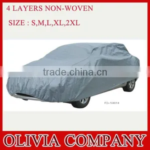 Silver Convient Outdoor Homeuse Car Cover thumbnail-1