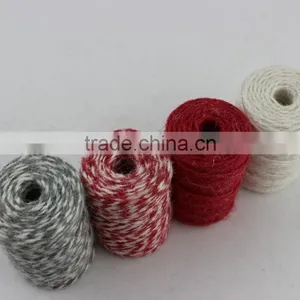 Double Colored and Colorful Jute Twine for Gift Packing Cooking Party Wedding Decorating and DIY thumbnail-4