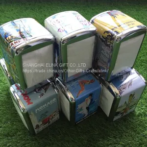 Cheap Square Metal Tin Napkin Holder With Menu Holder Tissue Box thumbnail-1